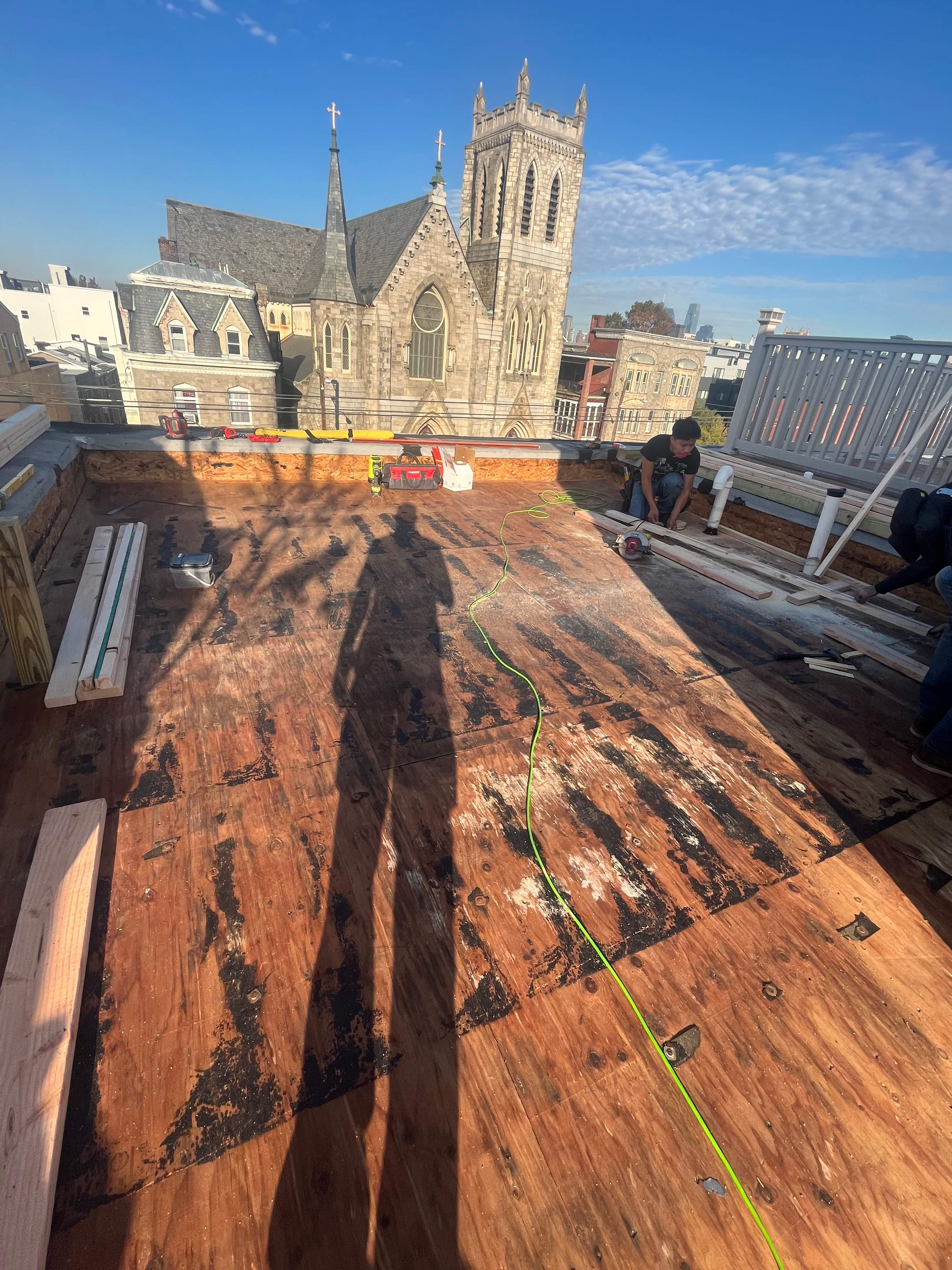 Roofing installation